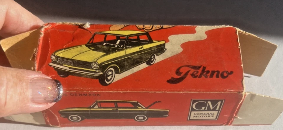 Fekno OPEL KADETT Игрушечный Автомобиль Оригинальная Коробка GENERAL MOTOR Дания 6F - Изображение 3 из 4