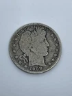 1908 D Barber Half Dollar .50¢ USA Coin Silver 0.9 Denver Mint Business Strike