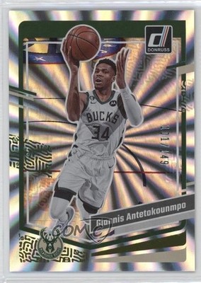 2023-24 Panini Donruss Holo Laser 101/149 Giannis Antetokounmpo #188 3hd