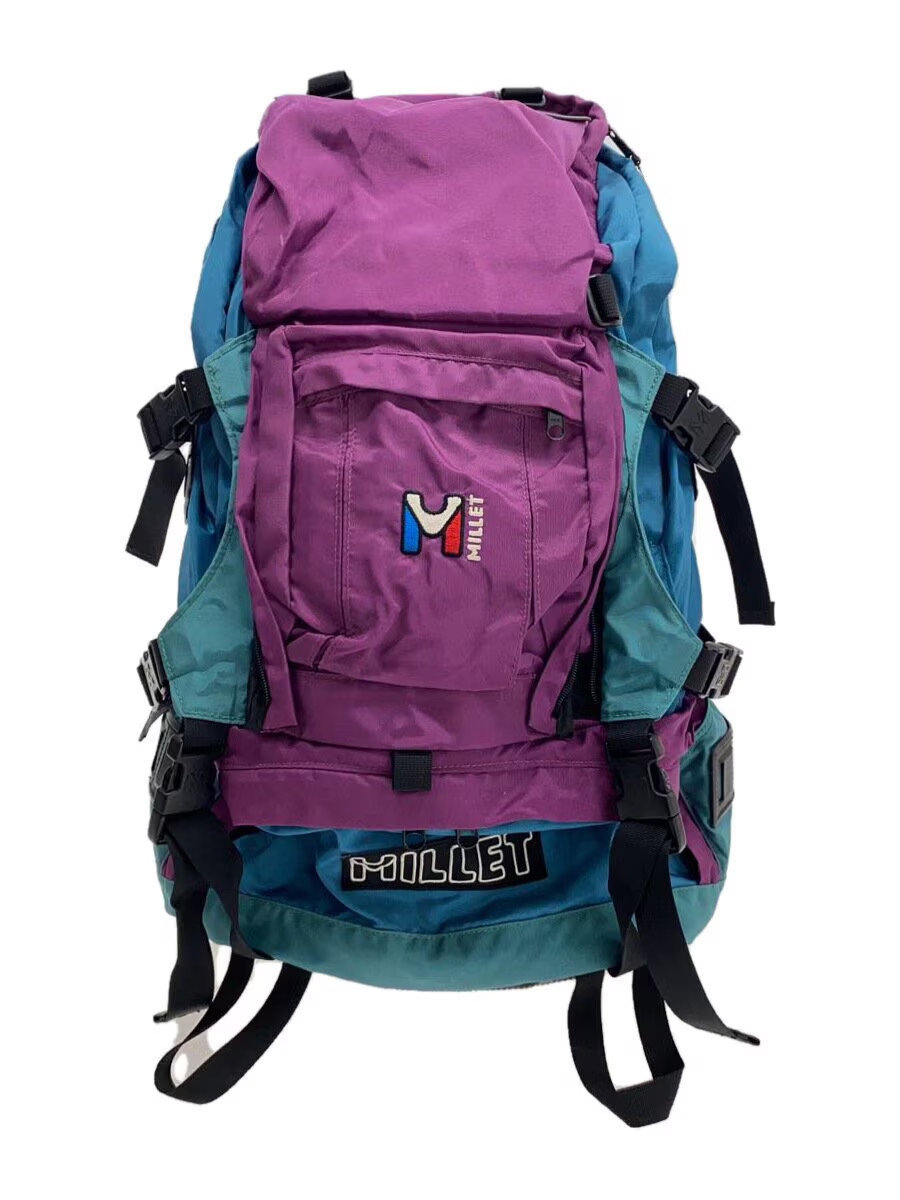 MILLET Backpack Polyester Blue Solid Color MO1586 - image 1