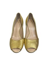 giuseppe zanotti heels 38 7.5 Gold