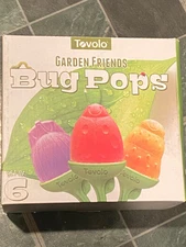 Tovolo Garden Friends Set of 6 Bug Mold Ice Pop Set *NEW/OPEN BOX* i2