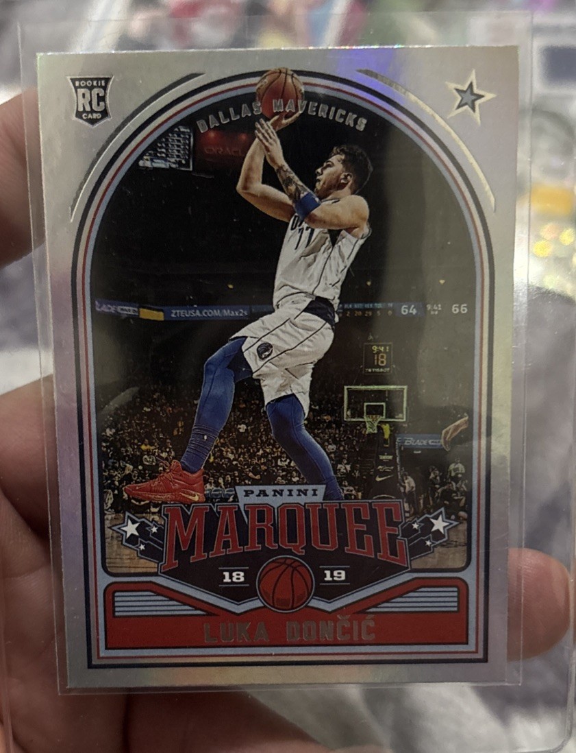 Luka Doncic 2018-19 Panini Chronicles Marquee Rookie Card, MAVERICKS/LAKERS