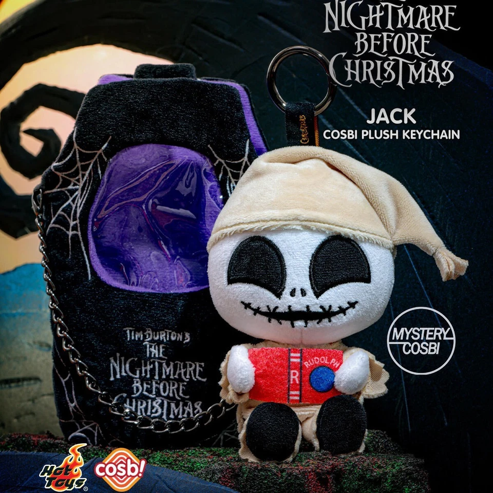 HotToys COSBI The Nightmare Before Christmas Series Plush Keychain Blind Box Toy - Image 3 of 4