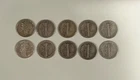 silver mercury dimes lot of 10
