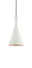 Livex Lighting 41185 White Single Light 7"W Mini Pendant