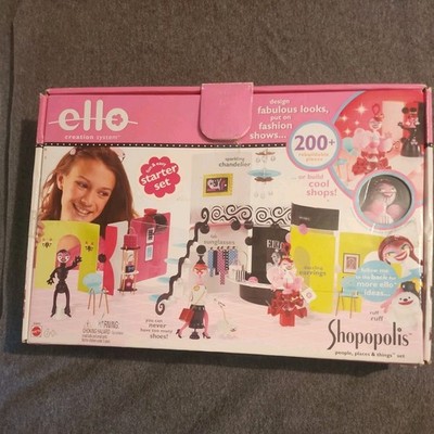 Ello Creation System Shopopolis Set People Places & Things 200 pcs **NEW**