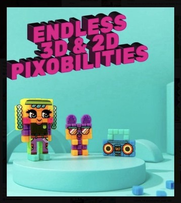 2 SET SPECIAL Pixo Bitz Studio Bead Building Set Make-Mist