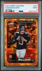 Caleb Williams /25 Rookie Orange 2024 Topps Chrome Sapphire #202 RC MINT PSA 9