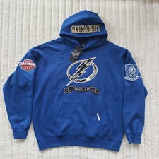Tampa Bay Lightning Pro Standard Blue Paint the City Pullover Hoodie Men's L