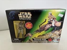 1997 Kenner Star Wars Power Of The Force Speeder Bike With Princess Leia.