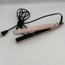 L'ANGE LANGE HS035 1" Ceramic Flat Iron Hair Straightener Blush Pink Tested