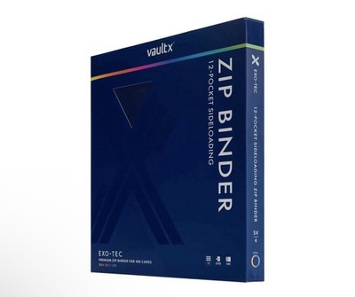 Vault X - SV4 Edition 12 Pocket Exo Tec Zip Binder Pokemon - Paradox Rift  - New