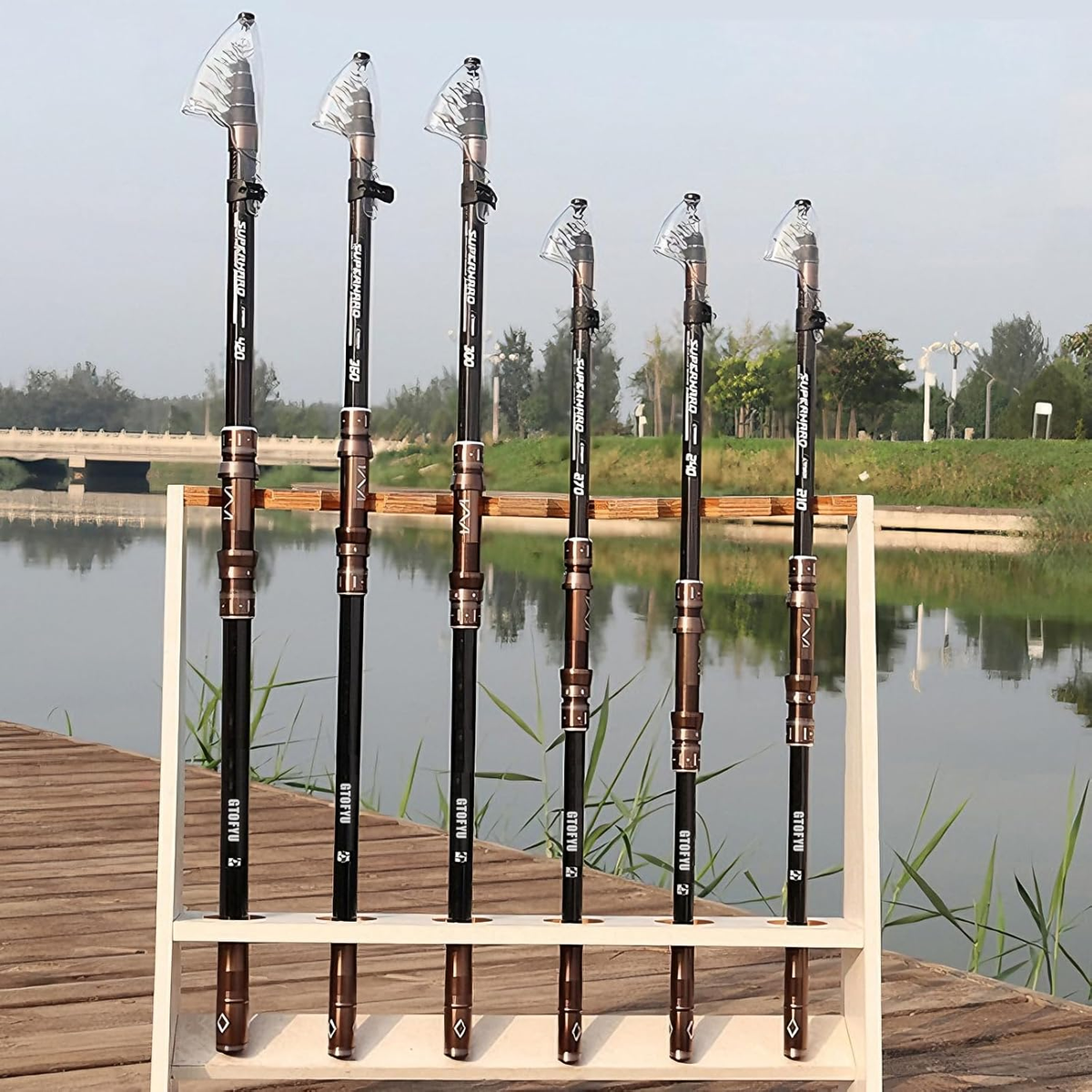 15 ft fishing pole White Beast 15 2Color063Font4Line15Line2 7ft15ft Telescopic Fishing Rod