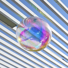 Yescom 20" Big Shinny Inflatable Mirror Ball Reusable Wedding Event Iridescent