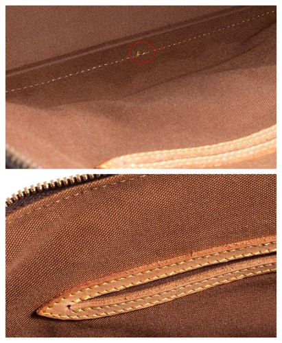 LOUIS VUITTON Alma PM M51130 Bolso de Mano Monograma Lona Cuero Marrón Dorado - Imagen 7 de 10