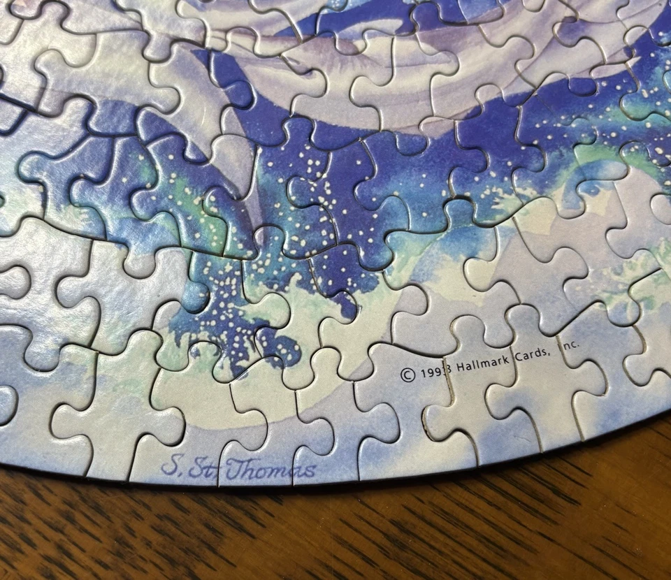 Springbok Sea Mandala Round Jigsaw Puzzle 500 pieces COMPLETE 1993 - Image 3 of 4