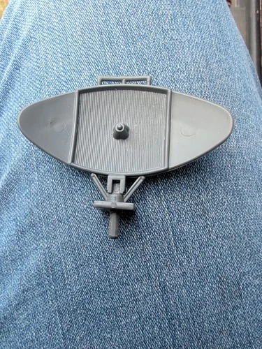 1986 GI JOE ARAH COBRA SURVEILLANCE PORT RADAR DISH PART ACCESSORY