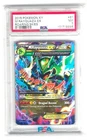 2015 POKEMON XY ROARING SKIES #61 M RAYQUAZA EX PSA 7