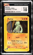 MACHOP E-Card Expedition Base Set #117 CGC 10 Pokemon [Nostalgium] on eBay