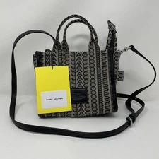 Marc Jacobs The Tote Bag Womens Beige Multi Jacquard Crossbody HO21M06RE22 New