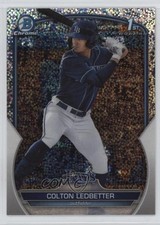 2023 Bowman Draft Chrome Sparkle Refractor Colton Ledbetter #BDC-34 16e6