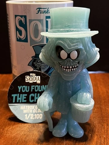 Funko Soda Disney Haunted Mansion Hatbox Ghost RARE CHASE 1/2100 Collectible