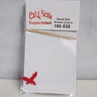 Diesel Locomotive Sun Shades 2 Pieces Detail Part Cal Scale 190-535 HO Scale