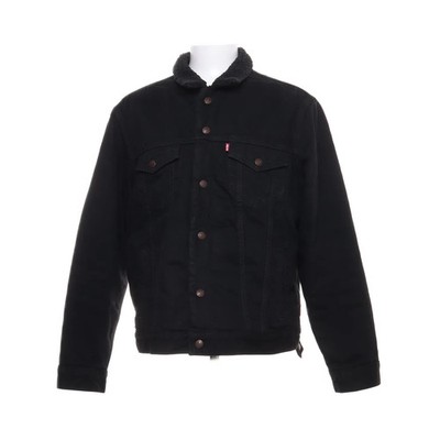 Levi's Premium, Gefütterte Jeansjacke, Herren, Größe: L, Schwarz #fFZ