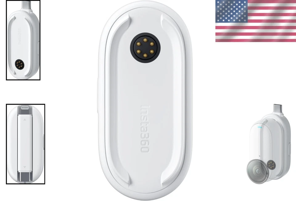 Versatile Insta360 GO 3/GO 3S SD Card Reader - Type-C & Lightning Compatible - Image 2 of 4