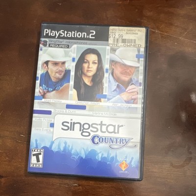 Sony Singstar Country PlayStation 2 2008 Karaoke