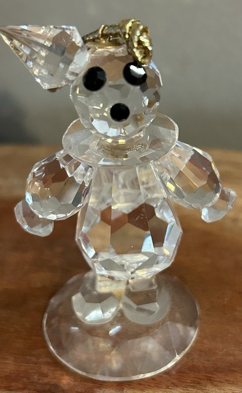 Vintage Cut Crystal Clown Timeless Treasures Fine Giftware Ornament #27204AMC