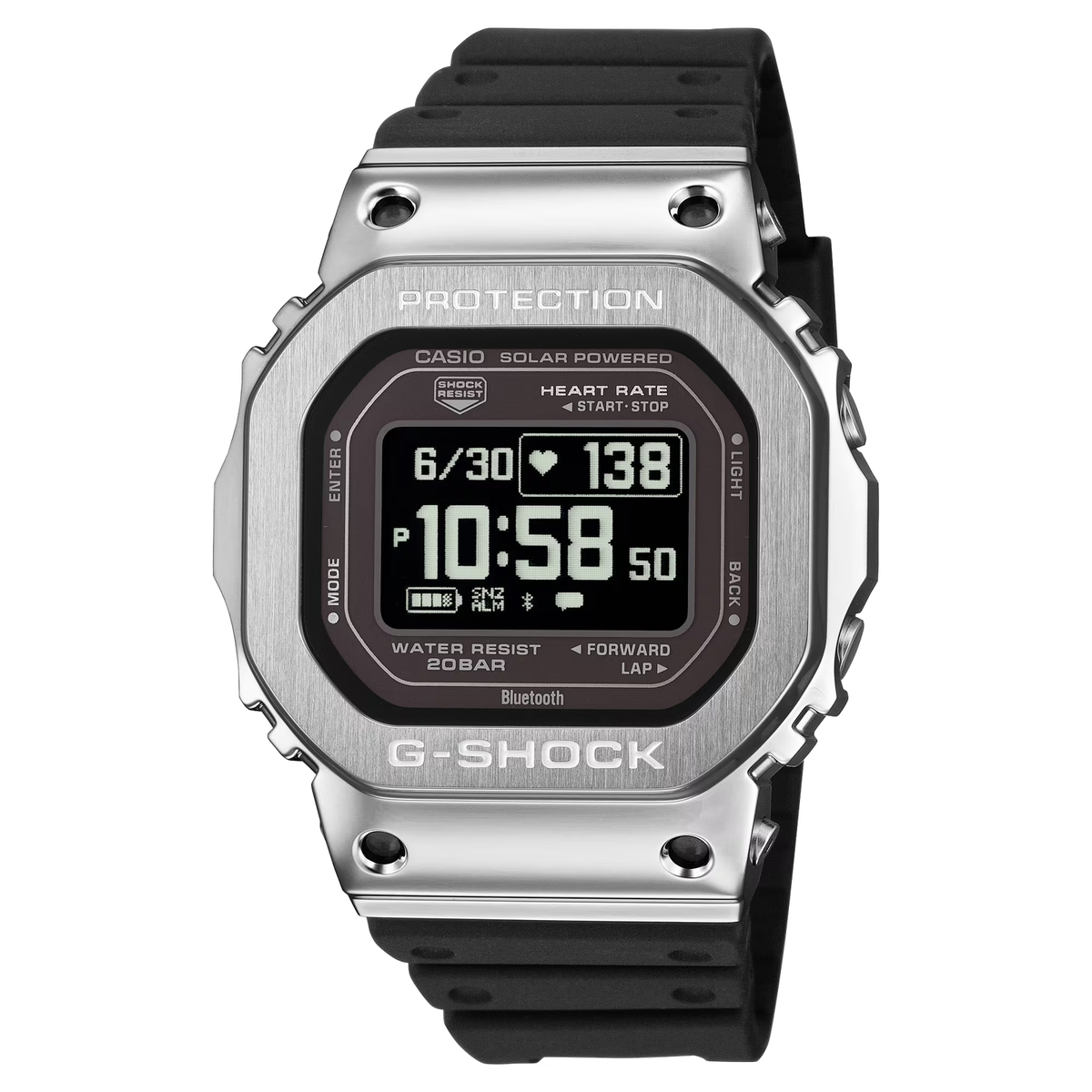 New Casio G-Shock GM-H5600 Series Silver Men's Watch GMH5600-1 | eBay