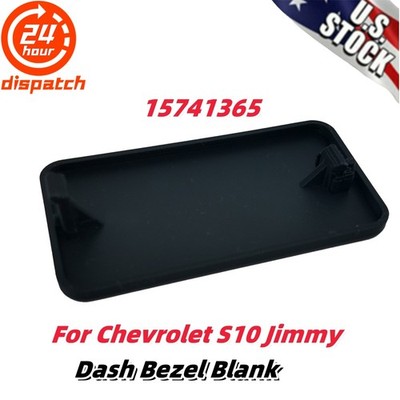 For S10 BLAZER Sonoma Jimmy98-04 Dash Bezel Air Bag Switch Delete Panel Insert 