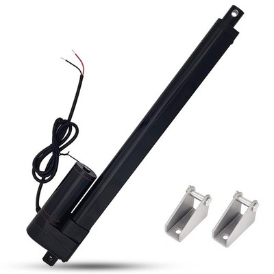 JQDML 12 Inch 12 Stroke Heavy Duty 12V Linear Actuator with Mounting Bracket ...