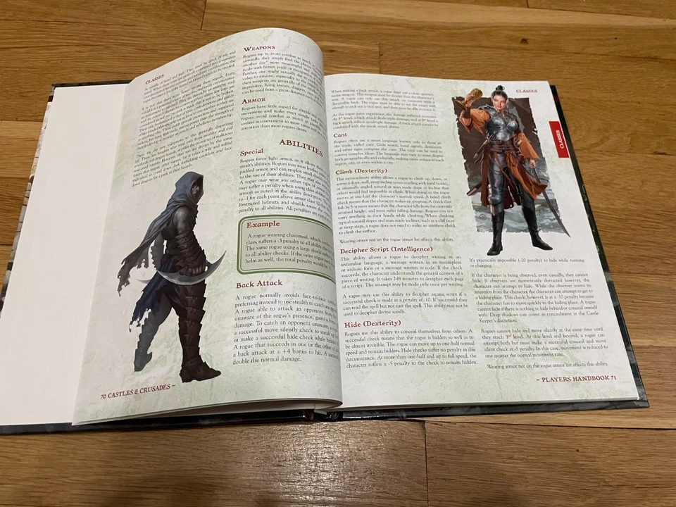 Castles & Crusades Player's Handbook Reforged Tribute Cover OSR D&D Foto 4 de 4