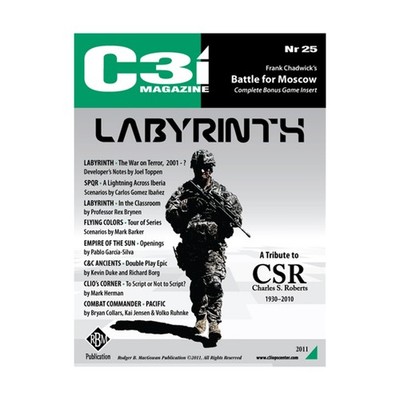 GMT C3i Mag #25 w/Battle for Moscow - Operation Typhoon, 1941 Mag VG+