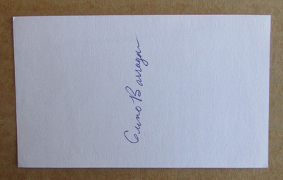 CUNO BARRAGAN SIGNED AUTOGRAPH 3X5 INDEX CARD MLB 1961-1963 CHICAGO CUBS D.2024