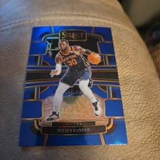 2023-24 Panini Select Basketball Julius Randle Blue Silver Prizm #46 NY Knicks