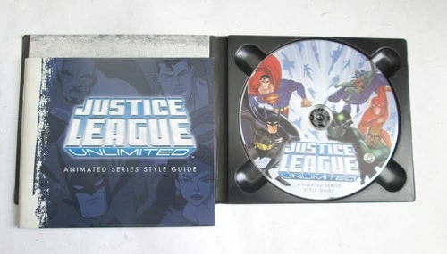 Vintage Justice League UNLIMITED Animated Series Style Guide Rare DC Comics Art