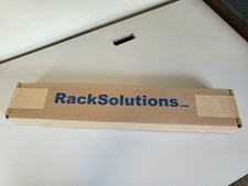 Rack Solutions 1U 2Post Universal Rail with Wirebar 1UKIT009