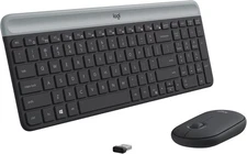 Logitech MK470 Slim Wireless Keyboard & Mouse Combo Black/Gray