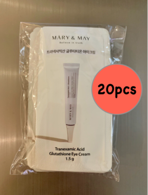 MARY & MAY] Tranexamic Acid + Glutathione Eye Cream sample 30g (1.5g x  20pcs) | eBay