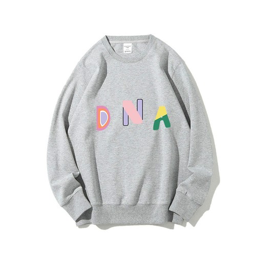 BTS DNA-Inspired Cotton Shirt-Taehyung's Signature Style Sweatshirt, Grey/Cotton - 第 13/14 張圖片