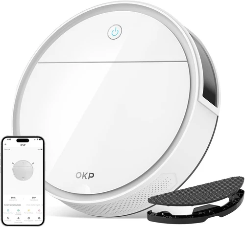 OKP 5,000Pa Saugroboter Wischfunktion Staubsauger Roboter Auto Selbstaufladung