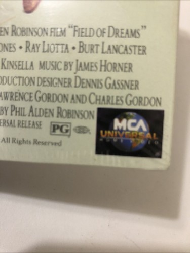 Field of Dreams VHS 1989 Rare McDonalds Promo New Sealed MCA Kevin Costner - Imagen 7 de 9