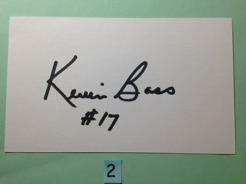 3x5 Autographed Index Cards - MLB Players/Coaches - You Pick - Picture 162 of 253