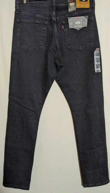 JEANS 501 SKINNY STRETCH BLACK SIZE 