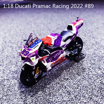 Maisto 1/18 Ducati Pramac Racing 2022 #89 Motorcycle Model GP Toy