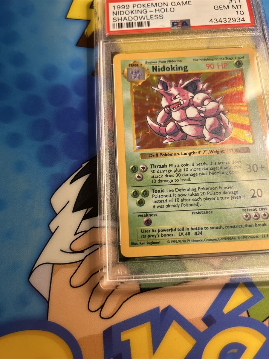 ニドキング Shadowless シャドーレス　base set PSA 10 Shadowless Nidoking Base Set Holo 11/102 | eBay